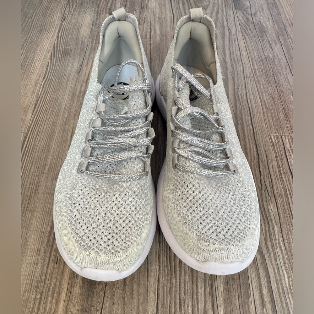 TechLoom Breeze Metallic Silver, White, and Iridescent